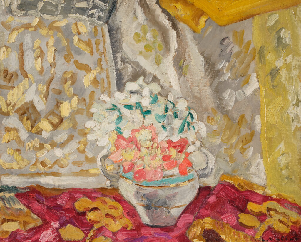 View full screen - View 1 of Lot 177. Bouquet aux tentures.