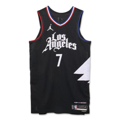 View full screen - View 1 of Lot 205. Amir Coffey Los Angeles Clippers 2024 NBA Playoffs Western Conference Round 1 Game Worn Statement Edition Jersey | Game 2.