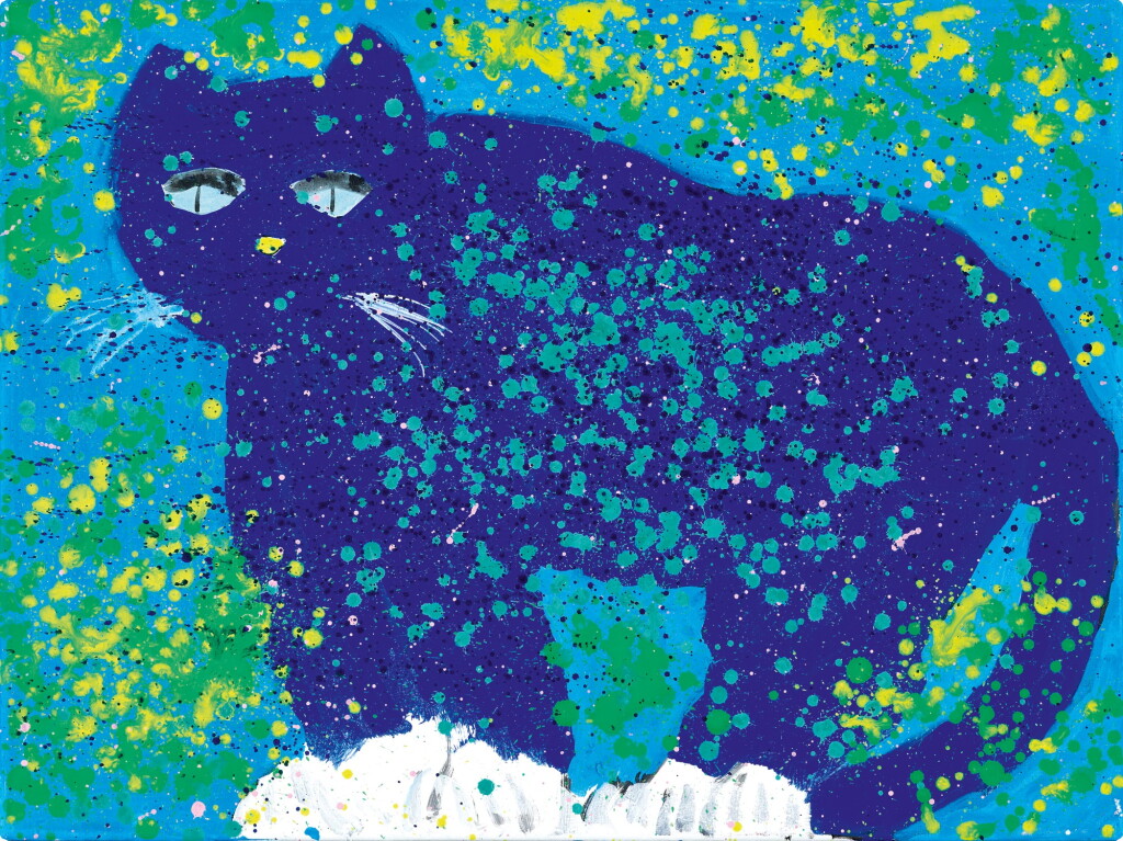 Voir en plein écran - Voir 1 du lot 756. Walasse Ting 丁雄泉 | Cat 貓.