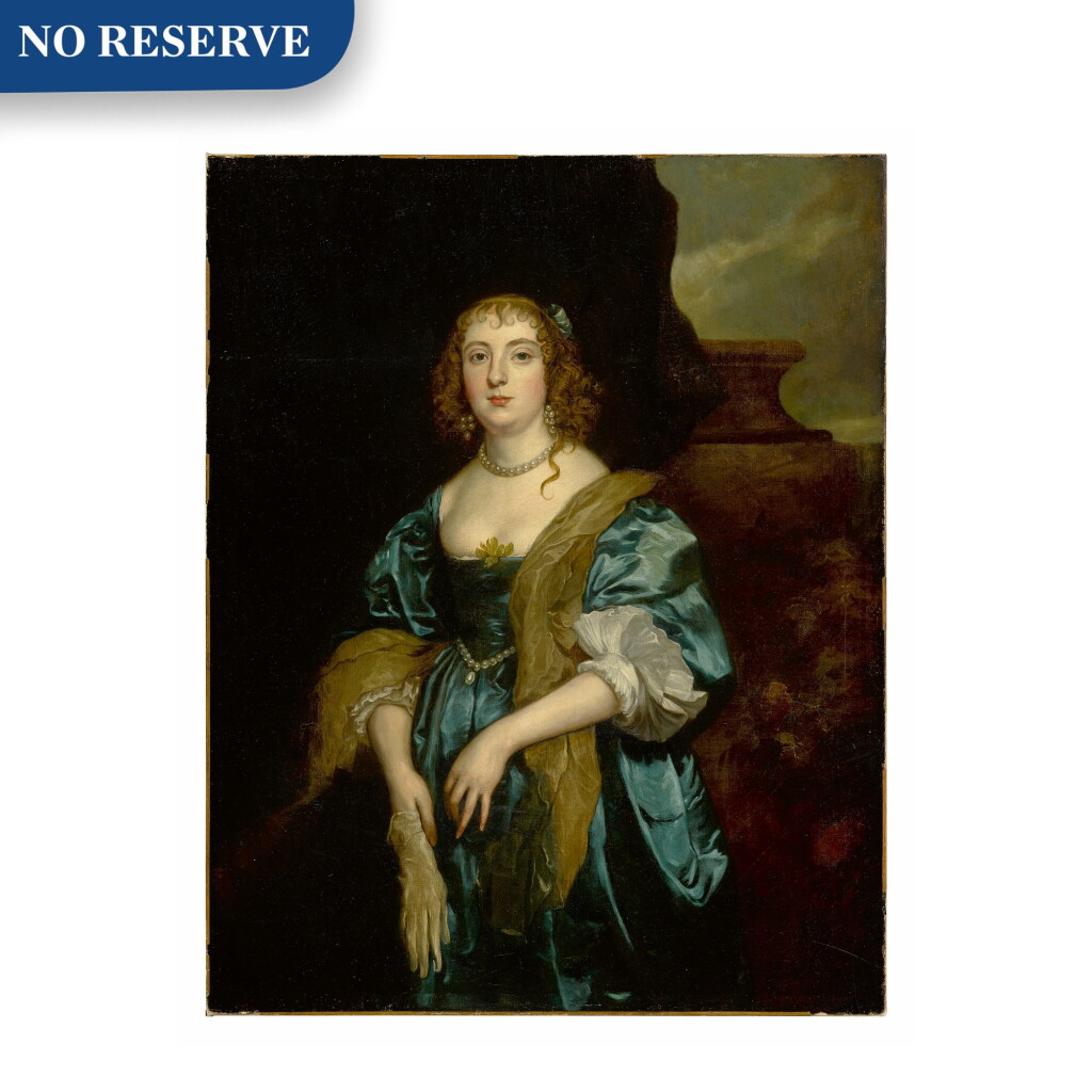 View full screen - View 1 of Lot 31. Portrait of Anne Russell (née Carr), Countess of Bedford (1615 - 1684), three-quarter length.
