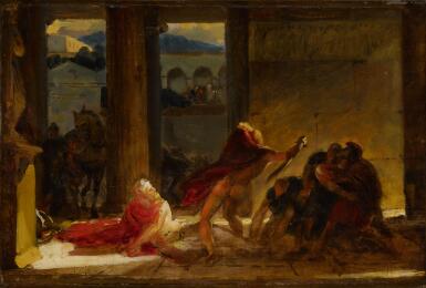 View full screen - View 1 of Lot 53. The Death of Pyrrhus.