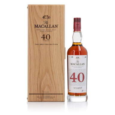View full screen - View 1 of Lot 5. The Macallan The Red Collection 40 Year Old 48.1 abv NV (1 Bottle 70cl).