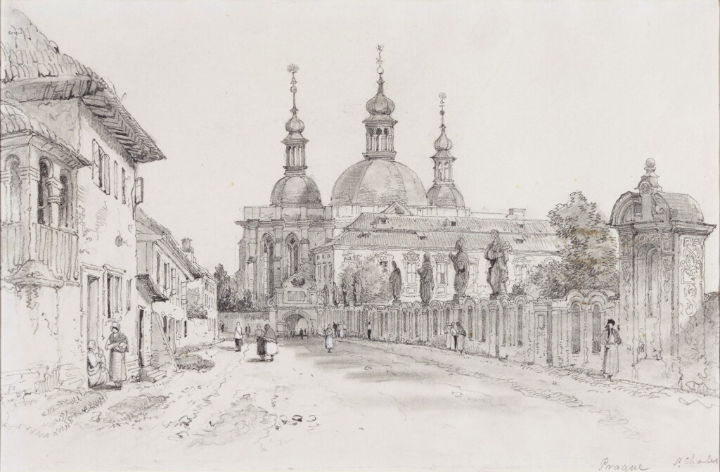 View full screen - View 1 of Lot 225. The Church of the Assumption of the Virgin Mary and St. Charlemagne, Prague.