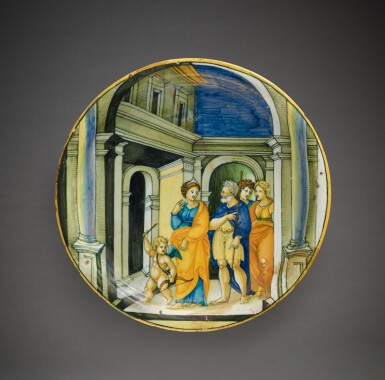 View full screen - View 1 of Lot 617. Nicola da Urbino (d.1537-8 Urbino) or a Close Associate, Italian, Urbino, circa 1530.
