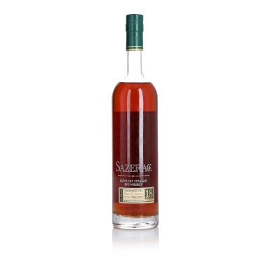 View full screen - View 1 of Lot 300. Sazerac Rye 18 Year Old 2009 Release 90 Proof 1985 (1 BT 75cl).