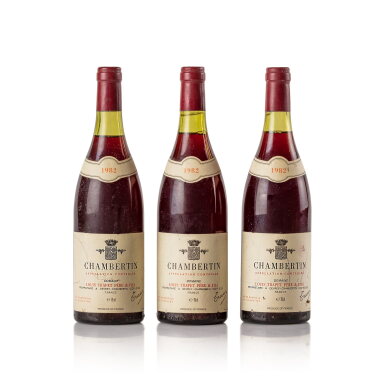 View full screen - View 1 of Lot 214. Chambertin 1982 Trapet Père et Fils (3 BT).