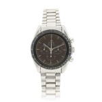Speedmaster, Reference 145.022-69ST | A stainless steel chronograph wristwatch with bracelet and tropical dial , Circa 1970 | 歐米茄 | 超霸系列 型號145.022-69ST | 精鋼計時鏈帶腕錶, 備棕式錶盤, 約1970年製