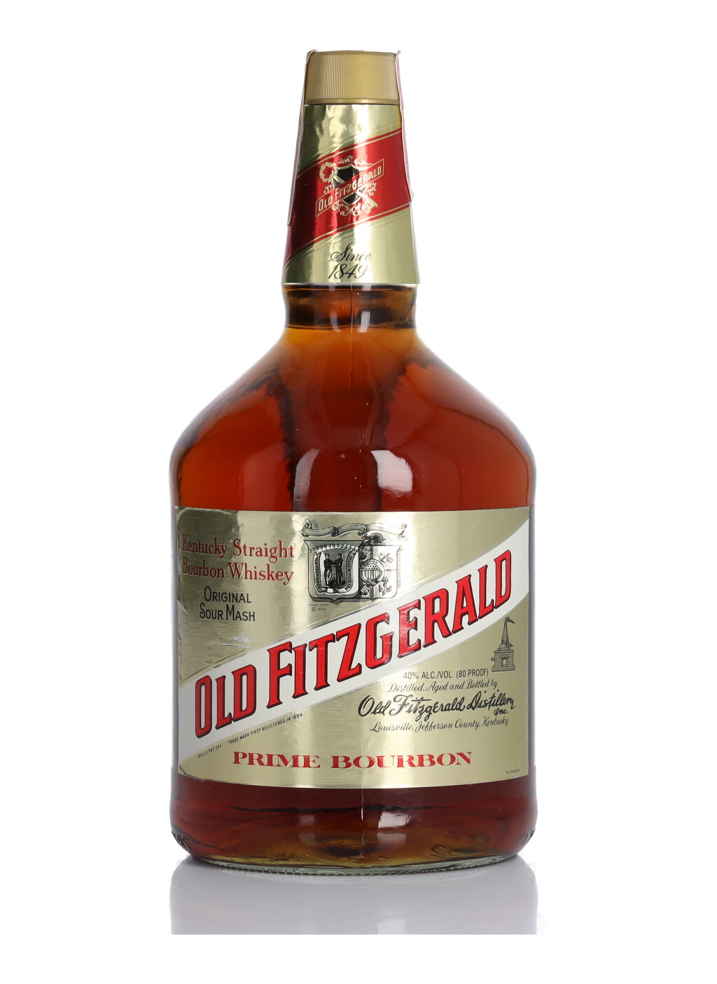 View full screen - View 1 of Lot 146. Old Fitzgerald Prime 86 Proof NV (1 Bottle 1.75 Litre).