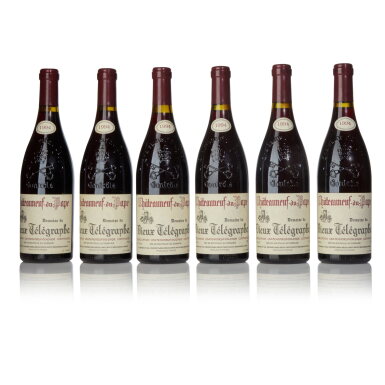 View full screen - View 1 of Lot 218. Châteauneuf du Pape, Vieux Télégraphe, 'La Crau' 1994 (12 BT).