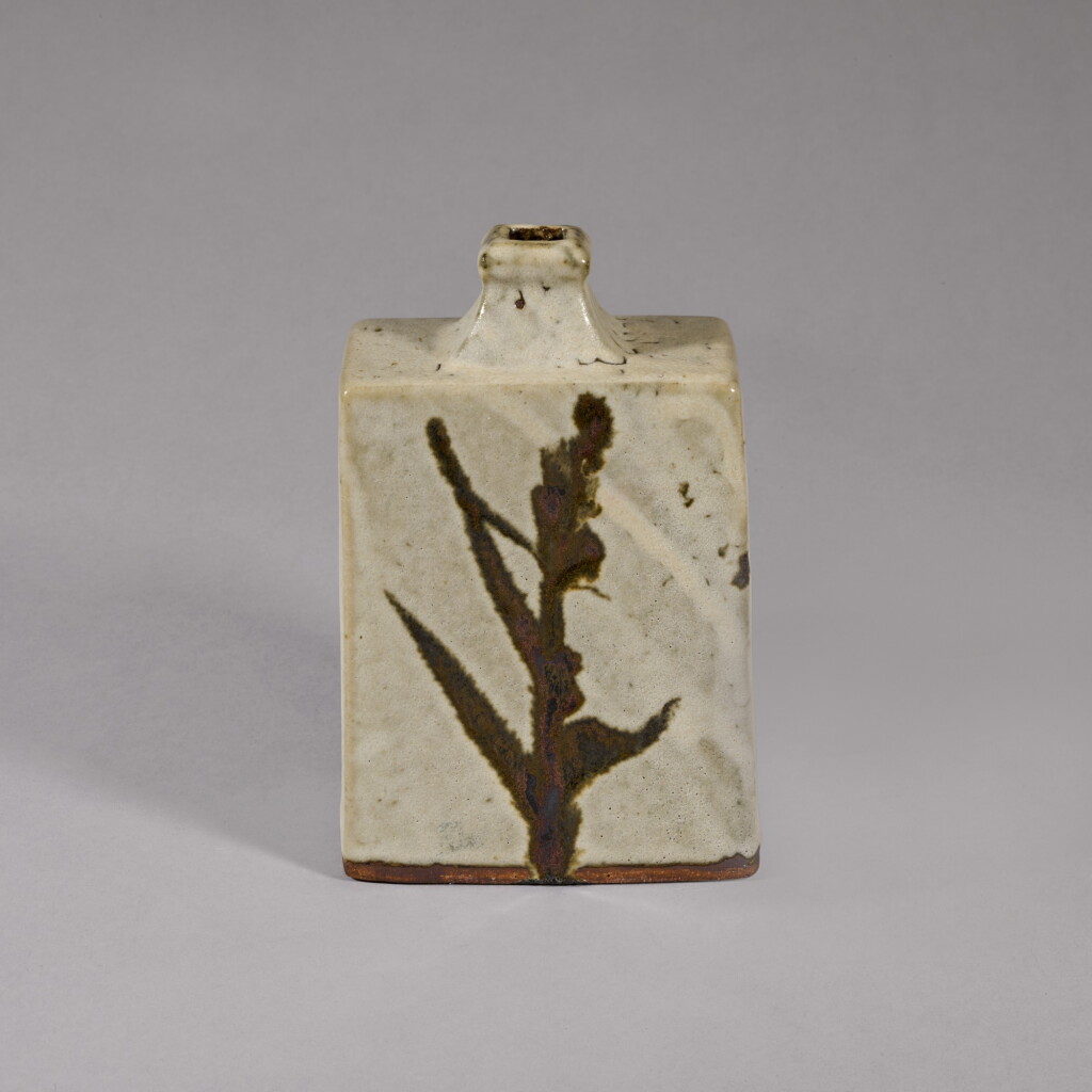 View full screen - View 1 of Lot 150. Hamada Shoji (1894-1978) | A stoneware vase | Showa period, 20th century.