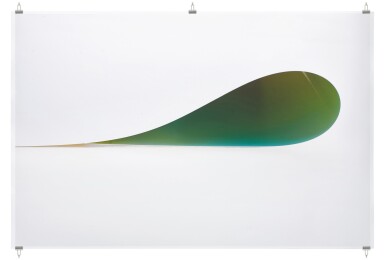 View full screen - View 1 of Lot 482. paper drop (green) II.