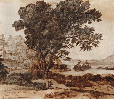 View full screen - View 1 of Lot 16. The arrival of Aeneas at Pallanteum, the site of Rome.