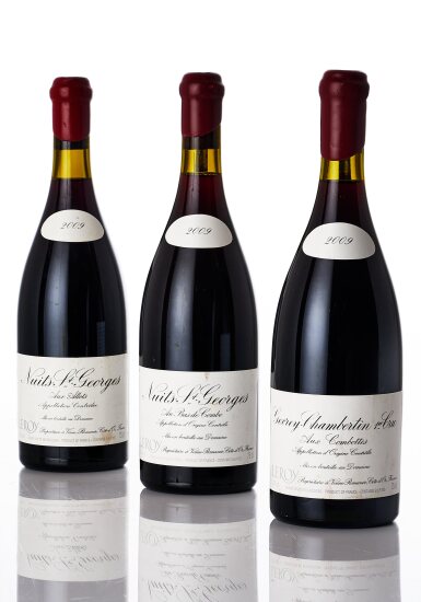 View full screen - View 1 of Lot 7343. Nuits St. Georges, Aux Allots 2009 Domaine Leroy (2 BT).