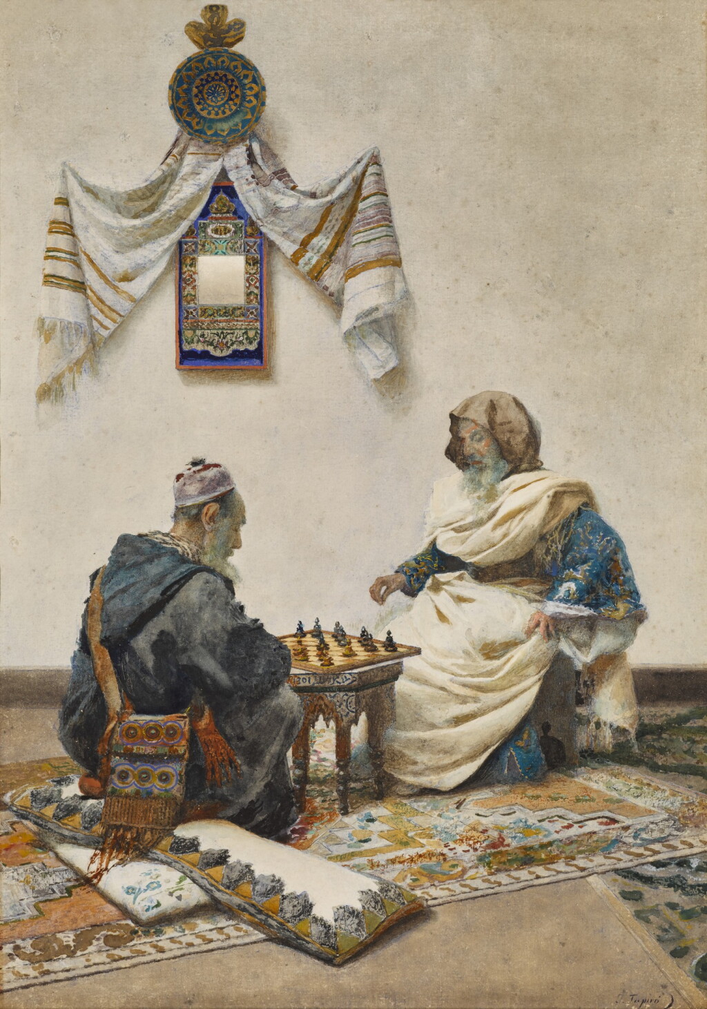 View full screen - View 1 of Lot 63. A Game of Draughts.