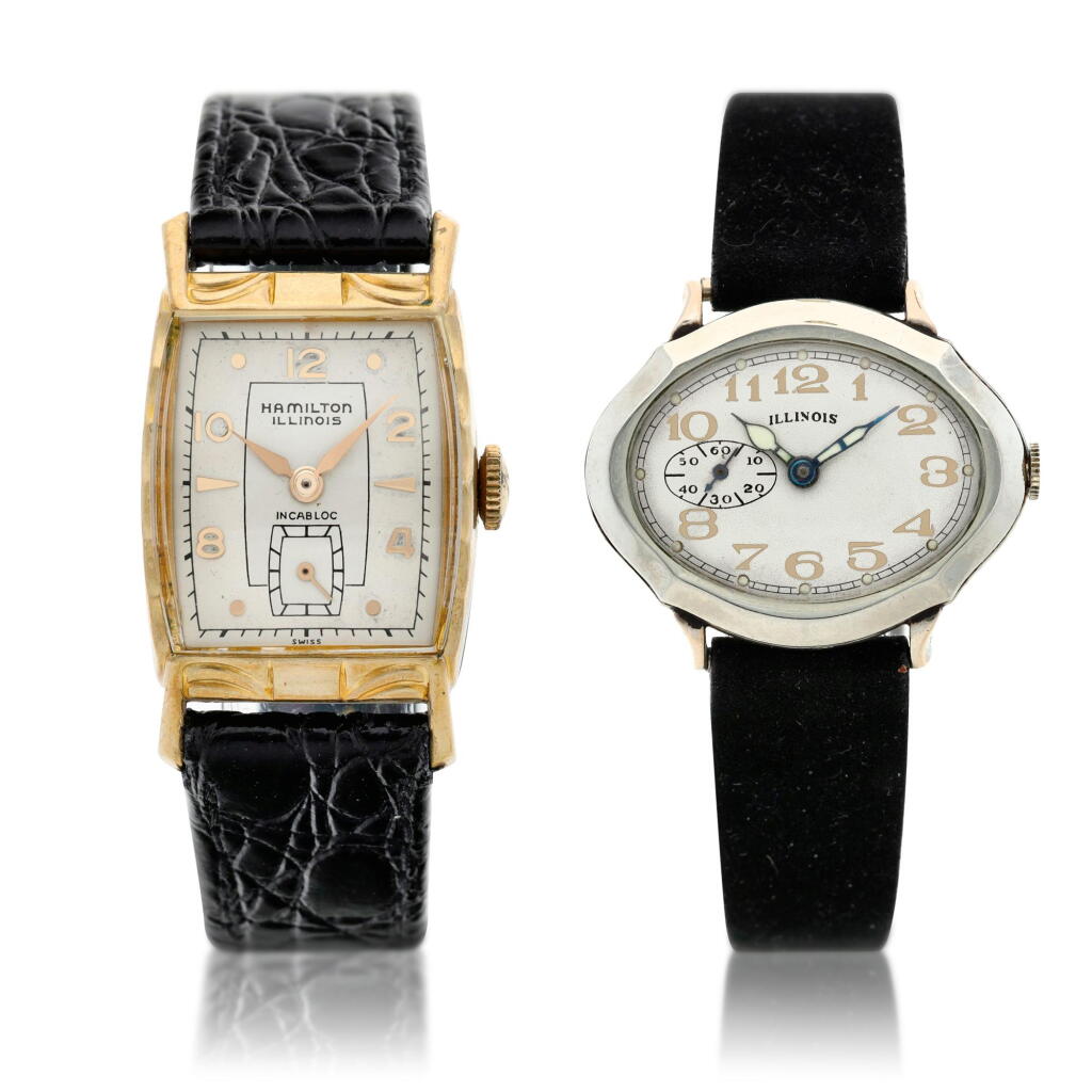 View full screen - View 1 of Lot 223. A set of two wristwatches.