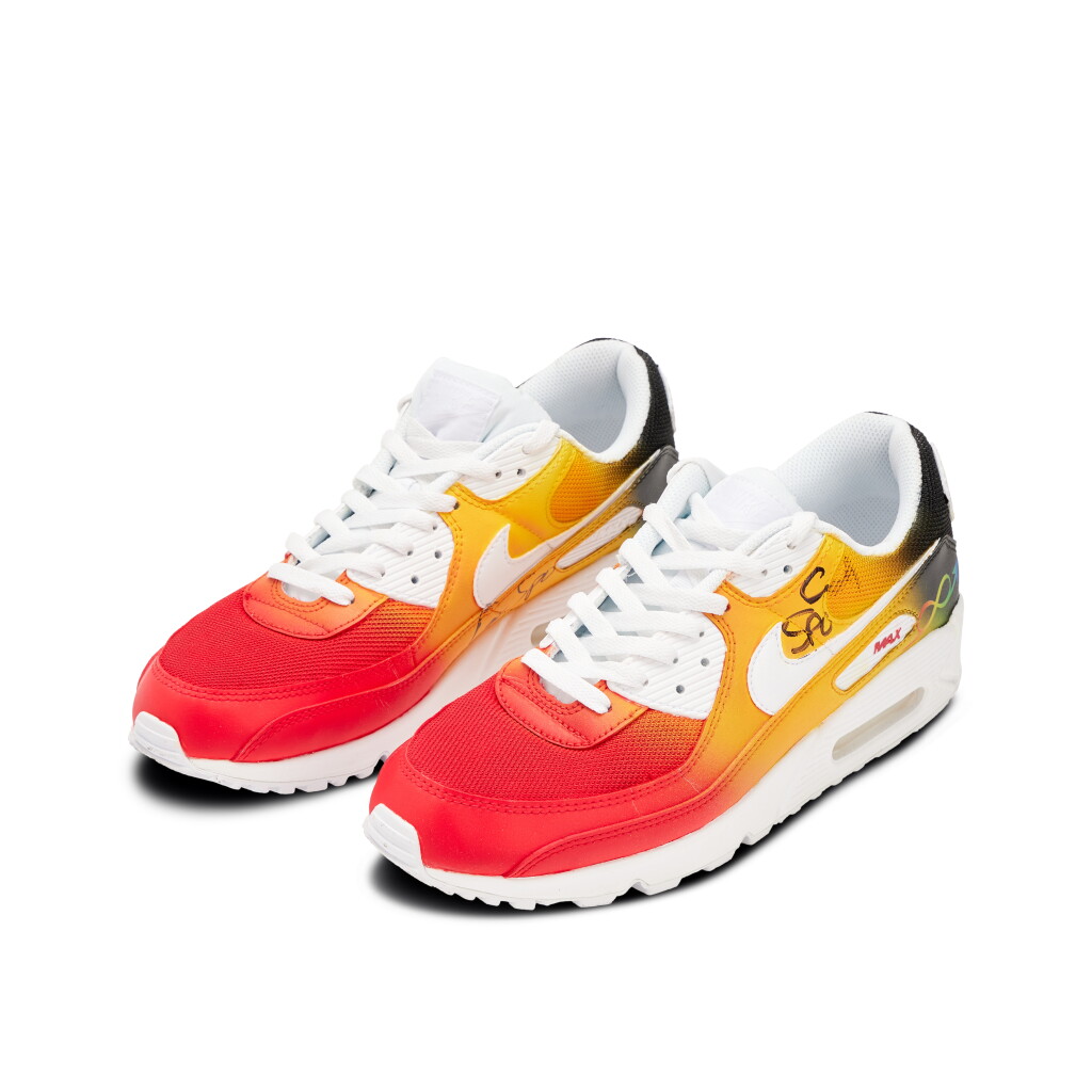 View full screen - View 1 of Lot 73. Erik Spoelstra Miami Heat 2025-2026 Game Worn and Signed Custom Air Max 90s | To The Max Foundation | Matched to 2 Games.