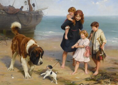 View full screen - View 1 of Lot 803. Arthur John Elsley | AN UNLIKELY PAIR.