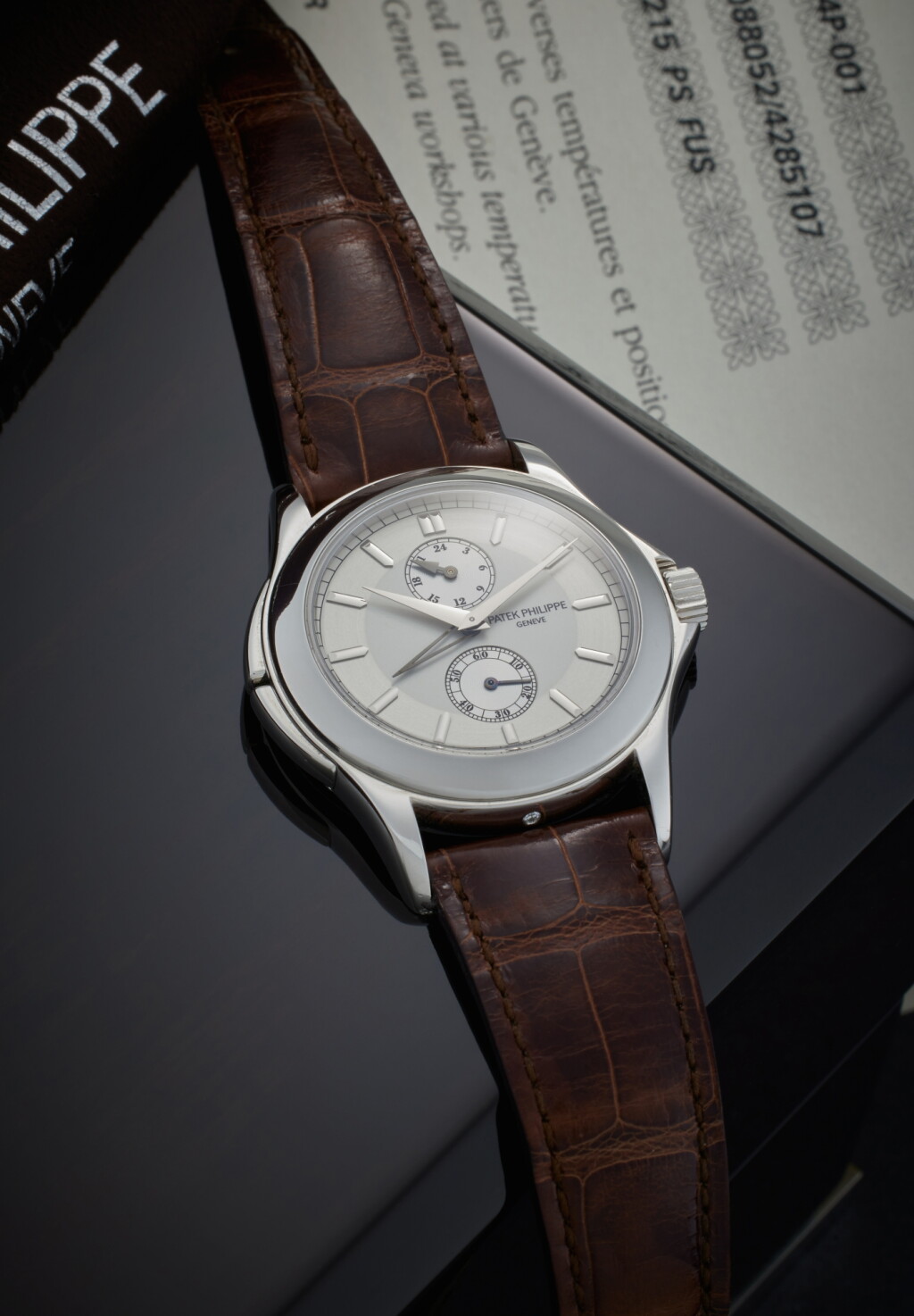 View full screen - View 1 of Lot 91. Reference 5134P-001 Travel Time | A platinum dual time wristwatch with 24 hour indication, Circa 2006.
