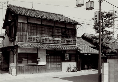 View full screen - View 1 of Lot 70. Woodhouse with Lanterns, Yamaguchi, 1986.