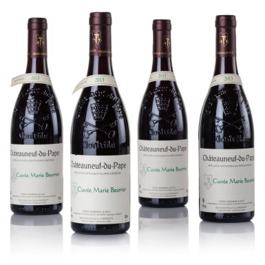 View full screen - View 1 of Lot 528. Châteauneuf du Pape, Cuvée Marie Beurrier Henri Bonneau 2013/2014 (8 BT).