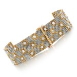 Section of diamond bracelet, early 20th century