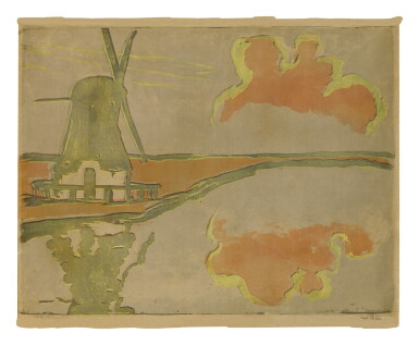View full screen - View 1 of Lot 74. EMIL NOLDE | MÜHLE AM WASSER (SCHIEFLER L 82).