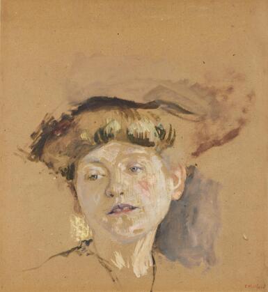 View full screen - View 1 of Lot 218. Visage d'un mannequin aux cheveux blonds.