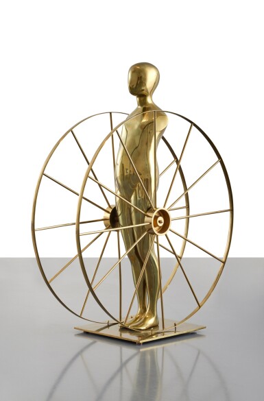 View full screen - View 1 of Lot 130. Study/Falling Man (Wheelman).