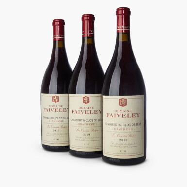 View full screen - View 1 of Lot 165. Chambertin, Clos de Bèze 'Les Ouvrées Rodin' 2010 Faiveley (3 MAG).
