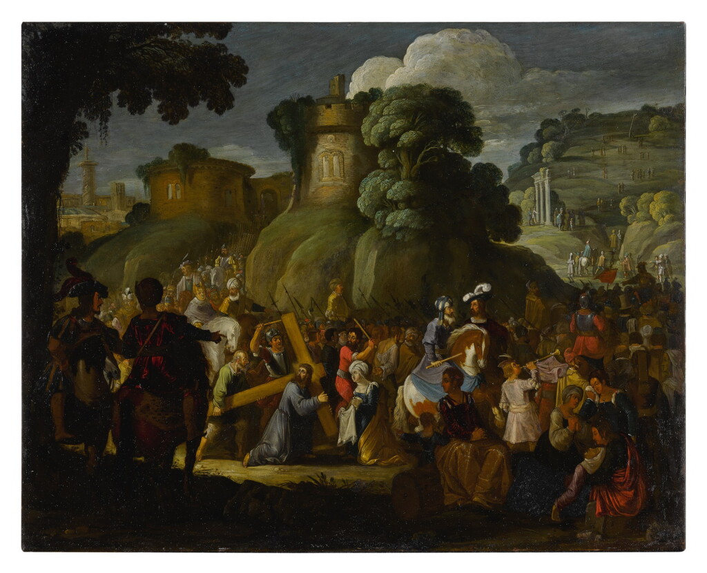 View full screen - View 1 of Lot 64. Christ on the road to Calvary.