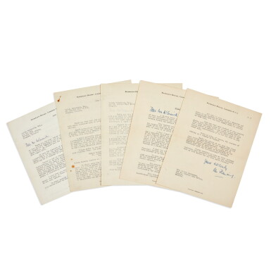 View full screen - View 1 of Lot 9. Donald McCormick | Archive of material relating to Ian Fleming, 1946-1963.