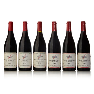 View full screen - View 1 of Lot 195. Richebourg 1996 Jean Grivot (6 BT).