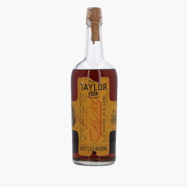 View full screen - View of Old Taylor Bottled in Bond 100 Proof 1913 (1 Bottle Quart).