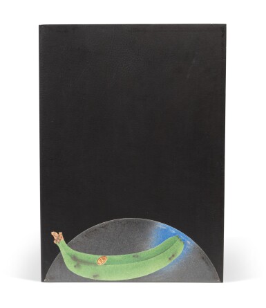 View full screen - View 1 of Lot 72. "Reliures peintes". Catalogue d'exposition. Ex. HC dans une reliure peinte au pochoir de Gonet.