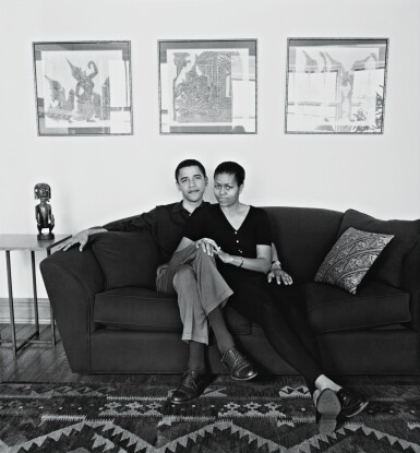 View full screen - View 1 of Lot 4. 'Barack and Michelle Obama, Chicago'.