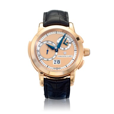 View full screen - View 1 of Lot 91. Reference SLB88.017-113.OV Adagio, A limited edition pink gold dual time, minute repeating wristwatch, Circa 2010 | SLB88.017-113.OV 型號 Adagio 限量版粉紅金兩地時間三問腕錶,約2010年製.