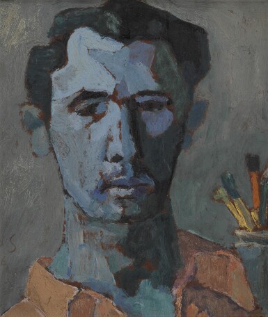 View full screen - View 1 of Lot 118. JOSEPH SOLMAN | SELF-PORTRAIT.