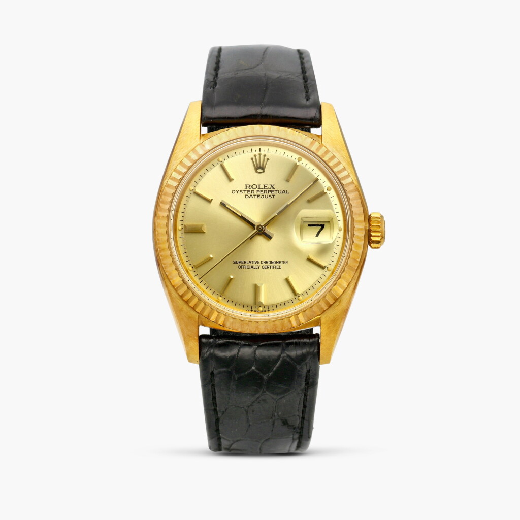View full screen - View 1 of Lot 2535. Datejust, Reference 1601 | An exceptionally well preserved yellow gold wristwatch with date, Circa 1975.