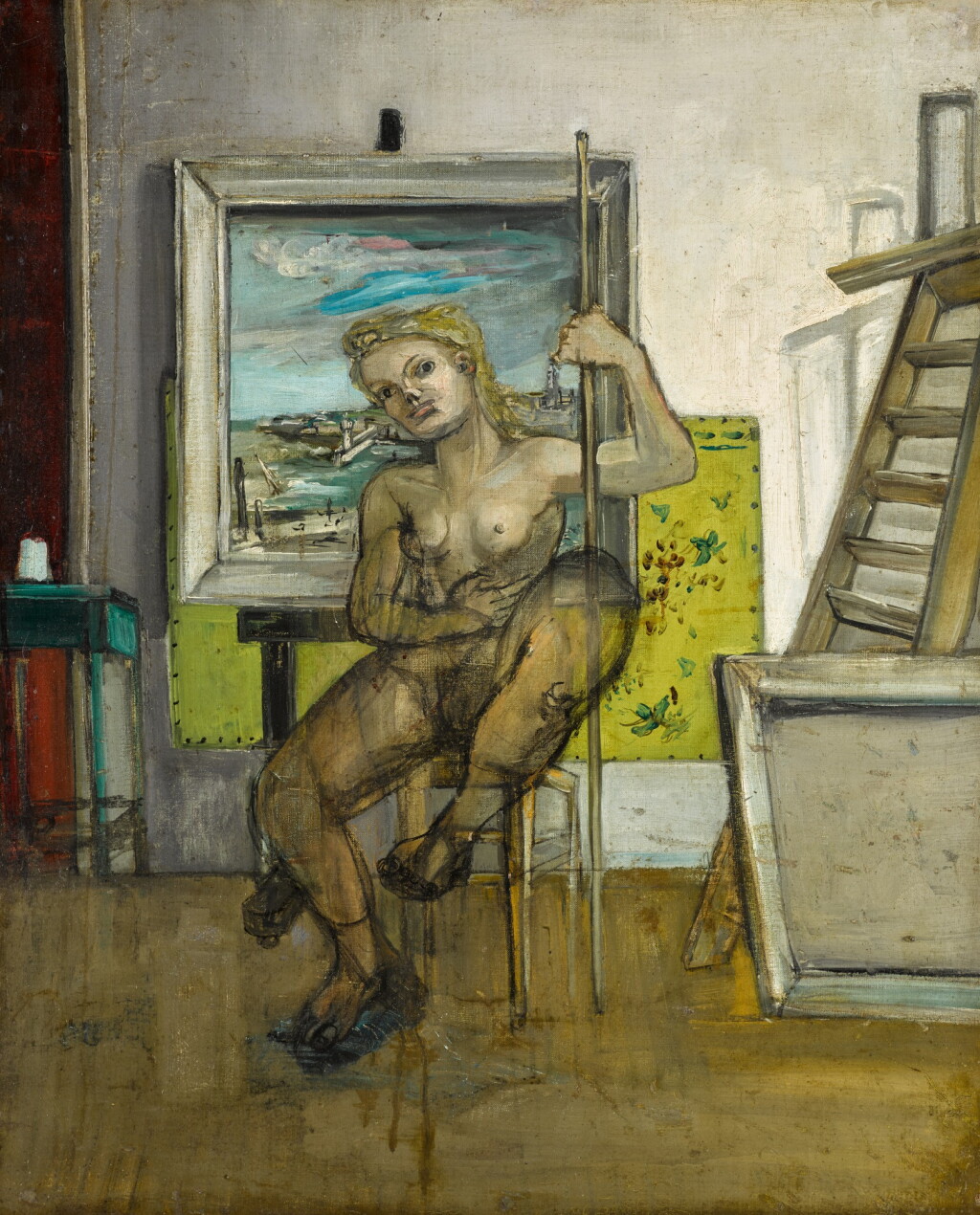 View full screen - View 1 of Lot 498. FRANCIS GRUBER | NU DANS L'ATELIER.
