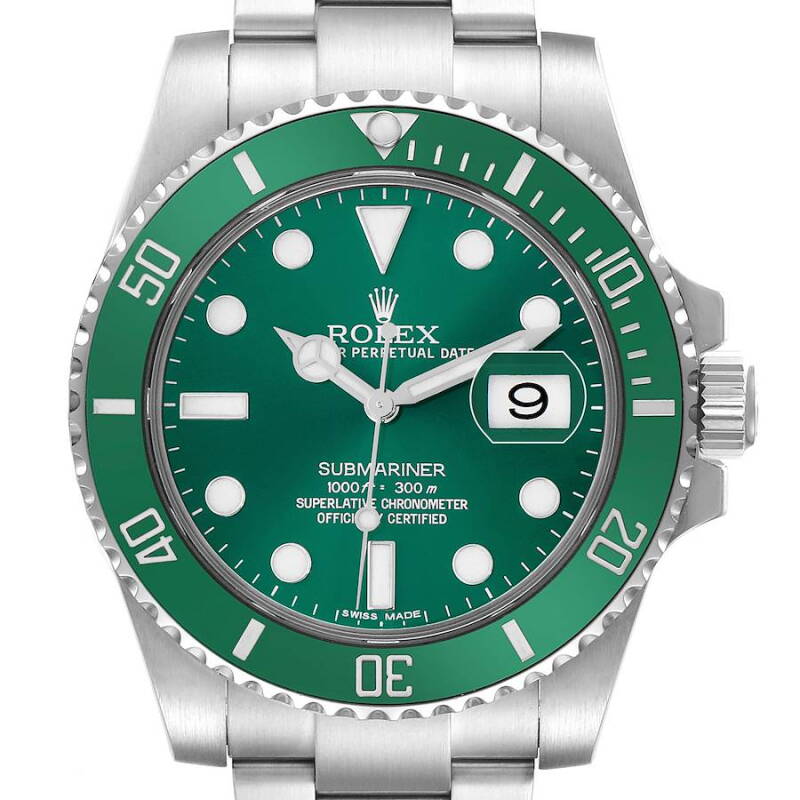 Rolex Rolex Submariner 'Hulk' (Reference 116610LV). A 40mm Stainless ...