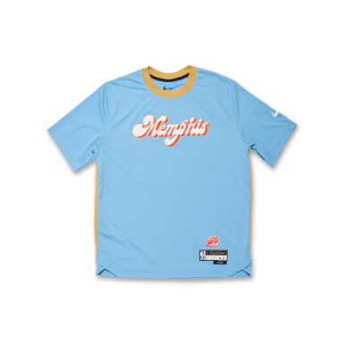 View full screen - View 1 of Lot 138. Luke Kennard Memphis Grizzlies 2024-25 Game Worn City Edition Warmup Set .