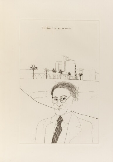 View full screen - View 1 of Lot 221. Fourteen Poems. 1966 12 eaux-fortes de David Hockney. Exemplaire signé..