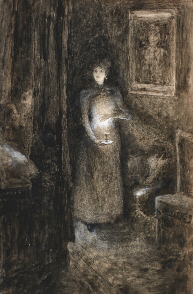 View full screen - View 1 of Lot 9. JOHN BUTLER YEATS | A HAUNTED CHAMBER .