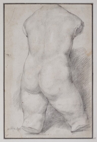 View full screen - View 1 of Lot 573. DUTCH SCHOOL, 17TH CENTURY | Study of a cast torso.