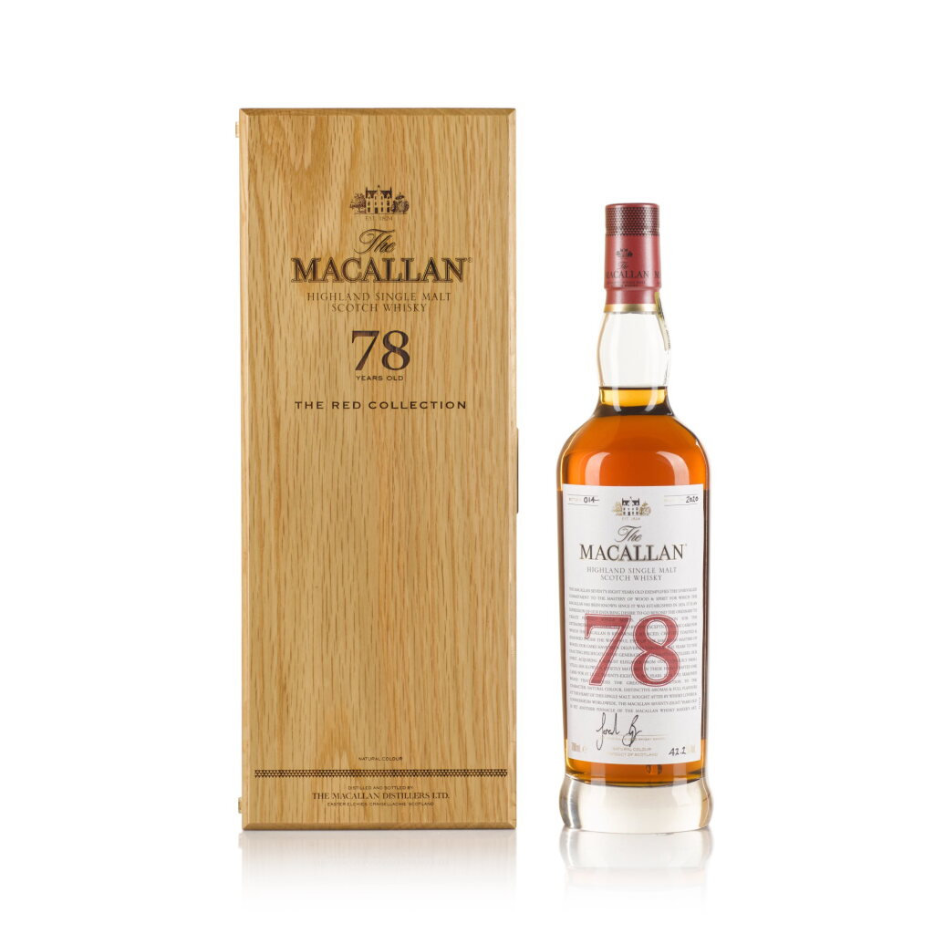 View full screen - View 1 of Lot 20. The Macallan The Red Collection 78 Year Old 42.2 abv NV (1 BT 70cl).
