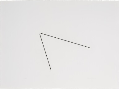 View full screen - View 1 of Lot 985. Four Variations of Two Diagonal Lines.