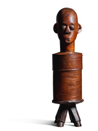 View full screen - View 1 of Lot 66. Mangbetu Box, Democratic Republic of the Congo.