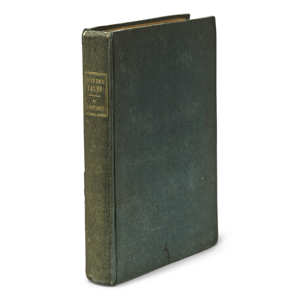 View full screen - View 1 of Lot 53. HAWTHORNE, NATHANIEL | Twice-Told Tales. Boston: American Stationers Co., 1837.
