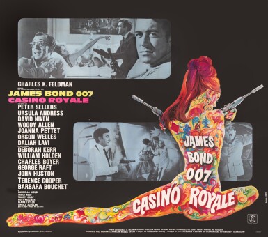 View full screen - View 1 of Lot 171. Casino Royale (1967), French billboard poster (1967).