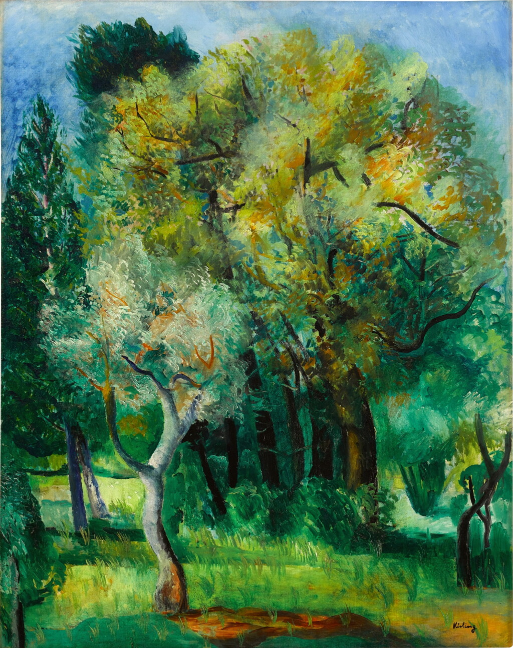 View full screen - View 1 of Lot 237. Moïse Kisling 莫伊斯・基斯林 | Paysage de Provence 普羅旺斯風景.